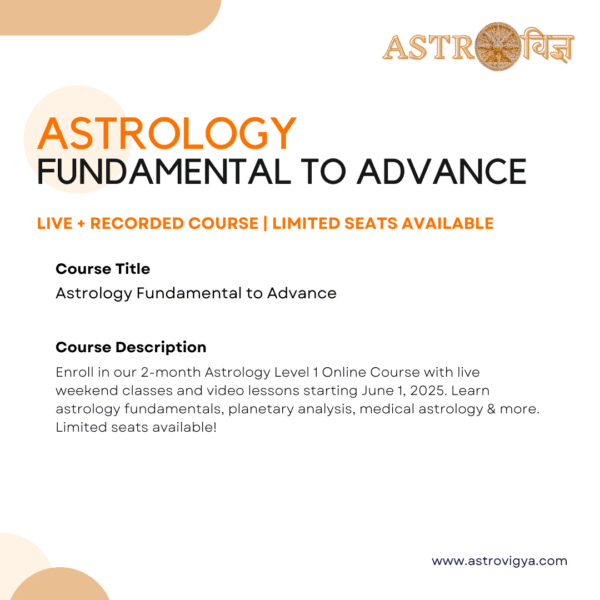 Astrology Fundamental to Advance (Live + Recorded) - Image 2